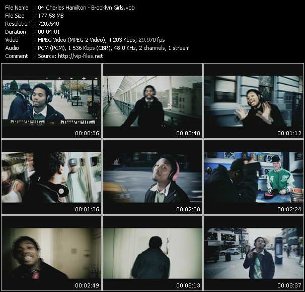 Charles Hamilton video ”Brooklyn Girls” from dvd ”Screenplay VJ-Pro Urban Vision March 2009”
