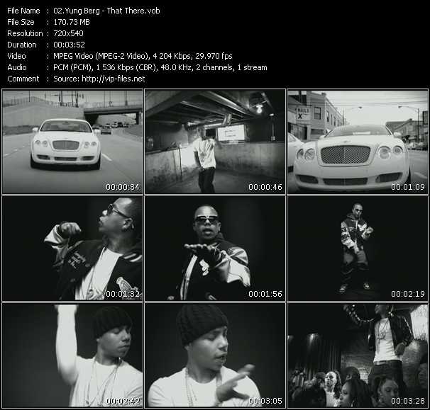 Yung Berg video ”That There” from dvd ”Screenplay VJ-Pro Urban Vision May 2008”