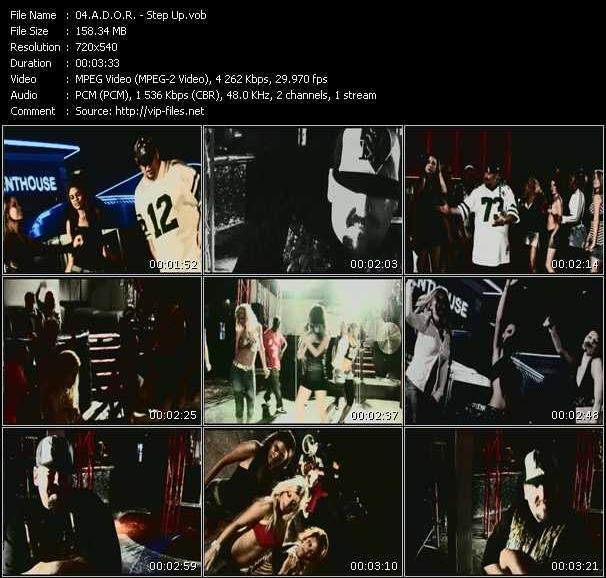 A.D.O.R. video ”Step Up” from dvd ”Screenplay VJ-Pro Urban Vision May 2008”
