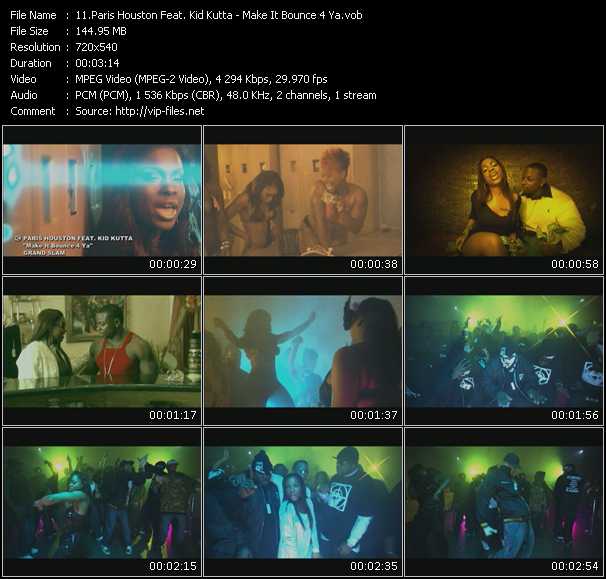 Paris Houston Feat. Kid Kutta video ”Make It Bounce 4 Ya” from dvd ”Screenplay VJ-Pro Urban Vision May 2008”