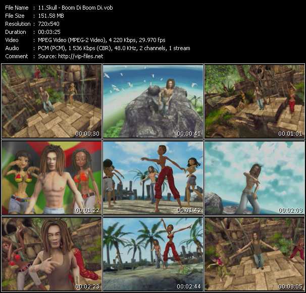 Skull video ”Boom Di Boom Di” from dvd ”Screenplay VJ-Pro Urban Vision August 2007”