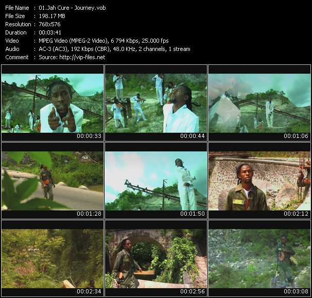 Jah Cure video ”Journey” from dvd ”The Original Blockbusters Videomix Vol.37”