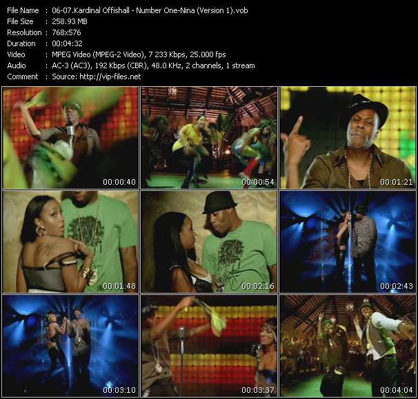Kardinal Offishall video ”Number One - Nina (Version 1)” from dvd ”The Original Blockbusters Videomix Vol.37”