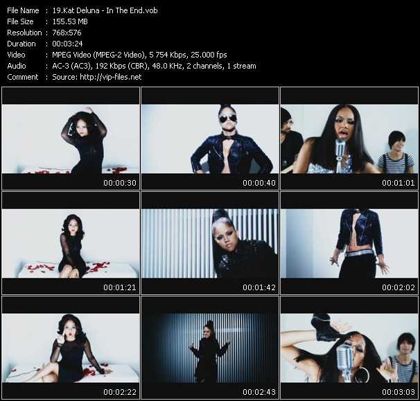 Kat DeLuna video ”In The End” from dvd ”The Original Blockbusters Videomix Vol.37”