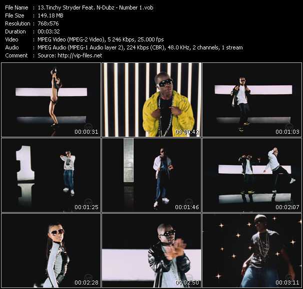 Tinchy Stryder Feat. N-Dubz video ”Number 1” from dvd ”The Video Pool UK April 2009”