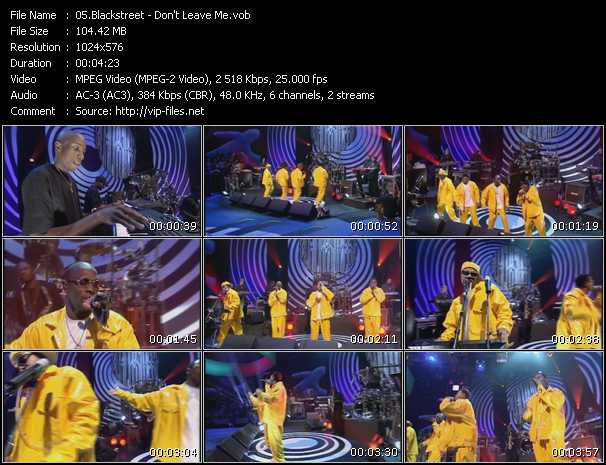 Blackstreet video ”Don't Leave Me (From "Later With Jools Holland")” from dvd ”Later... With Jools Holland. Best Of Hip Hop And Soul”