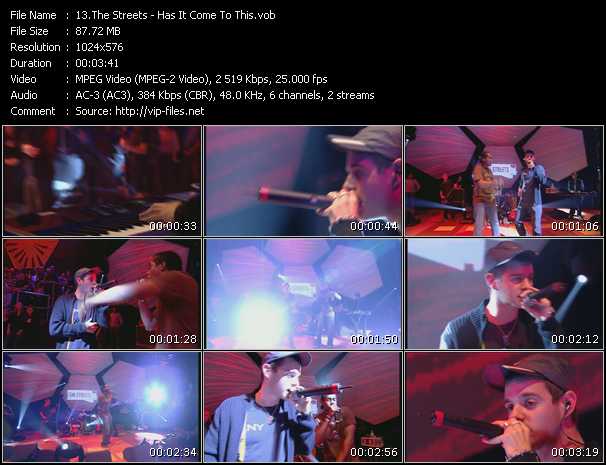 Streets video ”Has It Come To This (From "Later With Jools Holland")” from dvd ”Later... With Jools Holland. Best Of Hip Hop And Soul”
