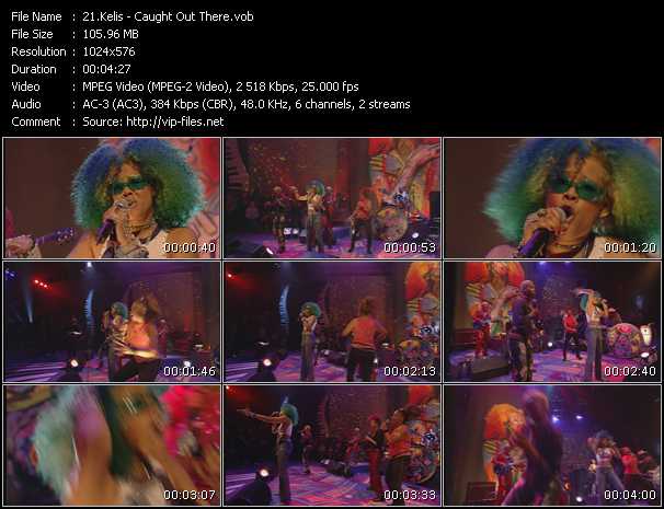 Kelis video ”Caught Out There (Live From Later With Jools Holland)” from dvd ”Later... With Jools Holland. Best Of Hip Hop And Soul”