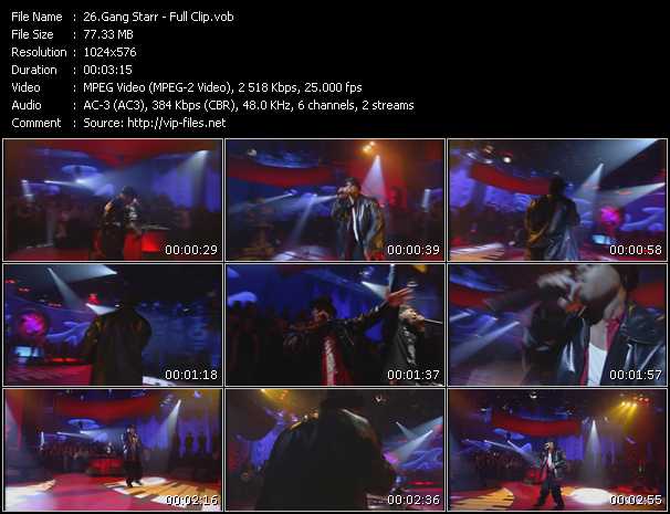 Gang Starr video ”Full Clip (Live From Later With Jools Holland)” from dvd ”Later... With Jools Holland. Best Of Hip Hop And Soul”