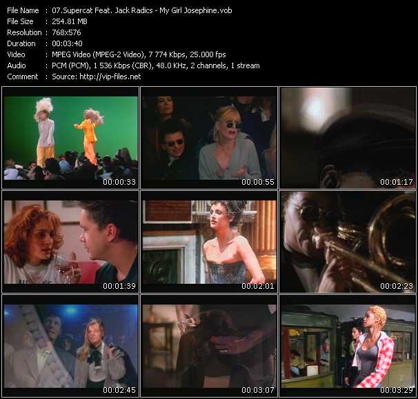 Super Cat Feat. Jack Radics video ”My Girl Josephine (Ready To Wear (Pret-A-Porter) Version)” from dvd ”MixMash Reggae Vol.1”