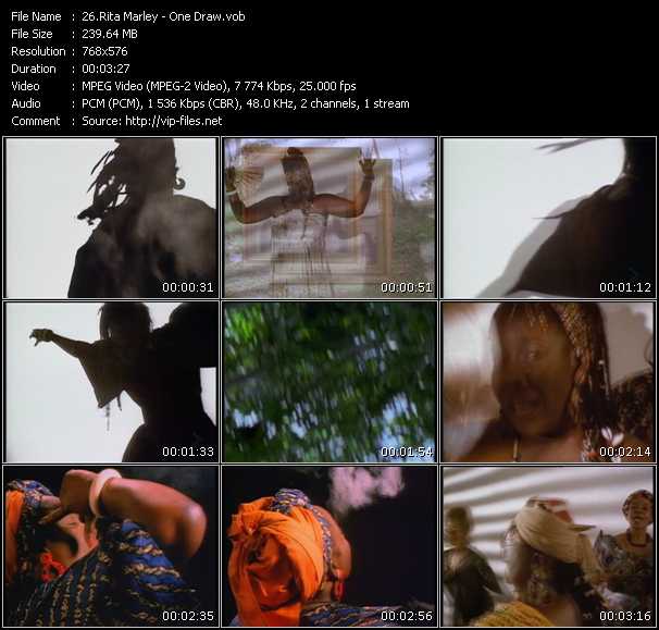 Rita Marley video ”One Draw” from dvd ”MixMash Reggae Vol.1”
