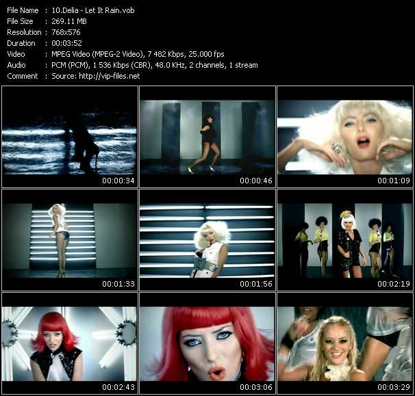 Delia video ”Let It Rain” from dvd ”MixMash Urban June 2009”