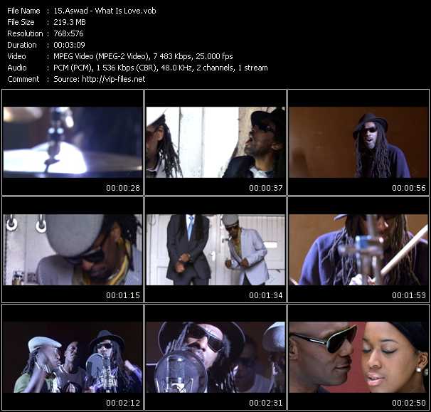 Aswad video ”What Is Love?” from dvd ”MixMash Urban June 2009”