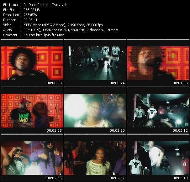 Deep Rooted video ”Crazy” from dvd ”MixMash Urban July 2009”