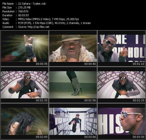 Sahara video ”Tyalee” from dvd ”MixMash Urban July 2009”