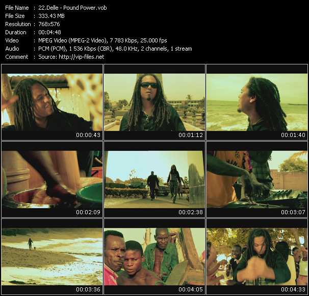 Delle video ”Pound Power” from dvd ”MixMash Urban August 2009”