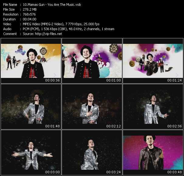 Mamas Gun video ”You Are The Music” from dvd ”MixMash Urban September 2009”