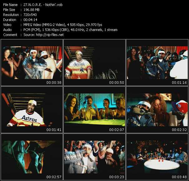 N.O.R.E. video ”Nothin'” from dvd ”Canada Hot Video August 2002”