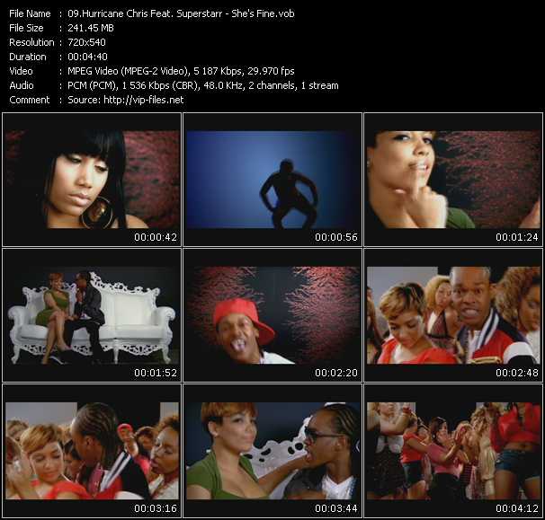 Download Music Video: Hurricane Chris Feat. Superstarr - She's Fine 