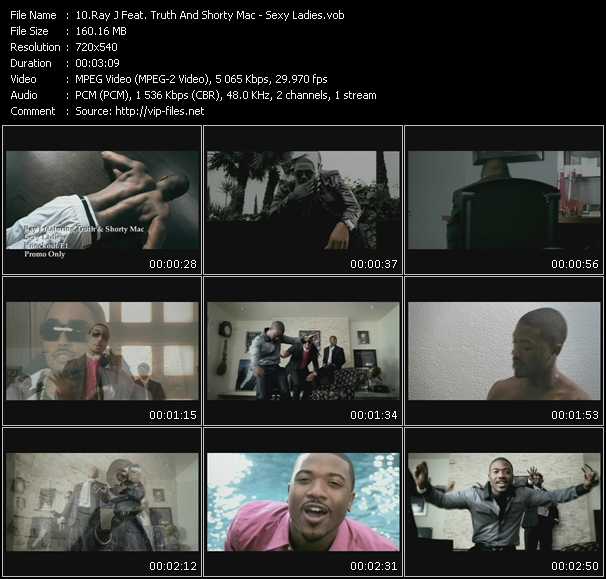 Ray J Feat. Truth And Shorty Mac video ”Sexy Ladies” from dvd ”Express Video June 2009 Week 5”
