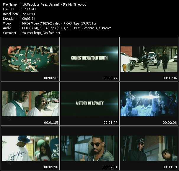 Fabolous Feat. Jeremih video ”It's My Time” from dvd ”Express Video July 2009 Week 1”