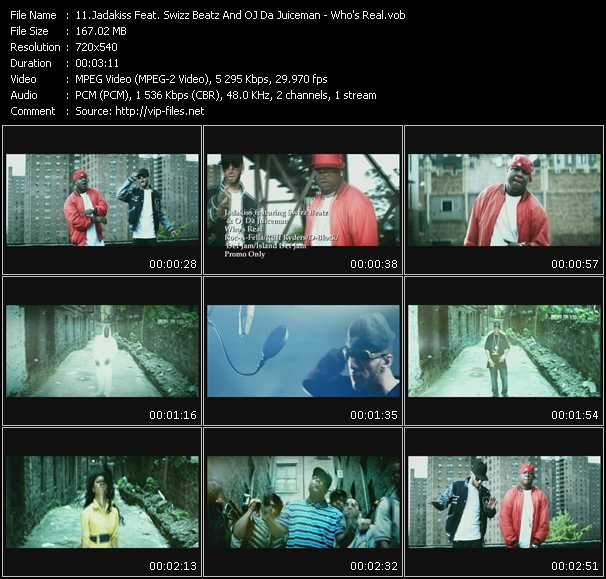 Jadakiss Feat. Swizz Beatz And Oj Da Juiceman video ”Who's Real” from dvd ”Express Video July 2009 Week 2”