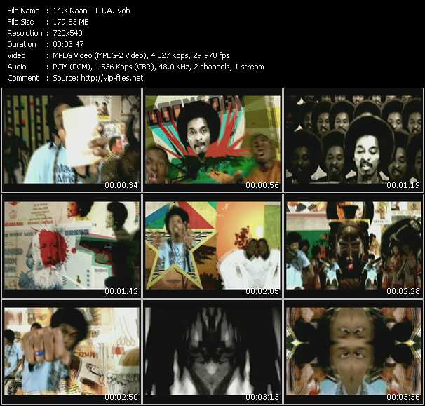 K'Naan video ”T.I.A.” from dvd ”Express Video July 2009 Week 3”