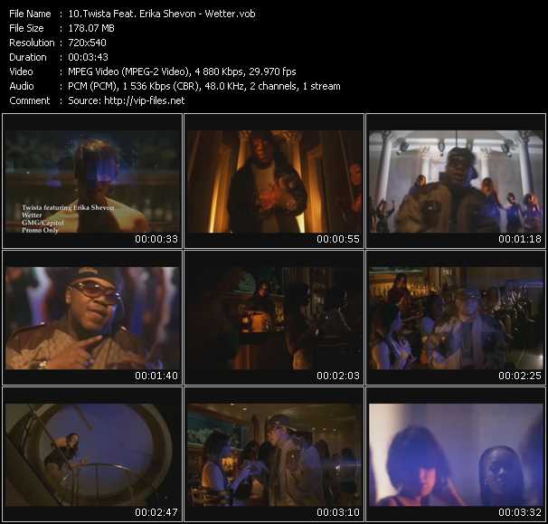 Twista Feat. Erika Shevon video ”Wetter” from dvd ”Express Video July 2009 Week 4”