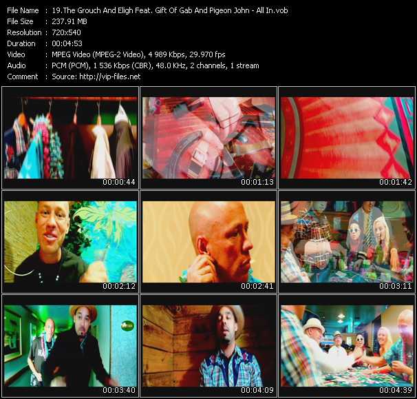 Grouch And Eligh Feat. Gift Of Gab And Pigeon John video ”All In” from dvd ”Express Video August 2009 Week 4”