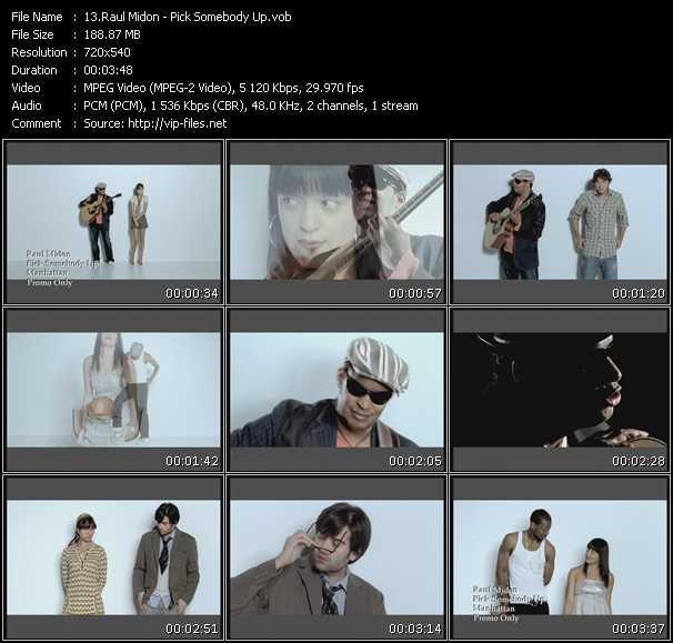 Raul Midon video ”Pick Somebody Up” from dvd ”Express Video October 2007 Week 2”