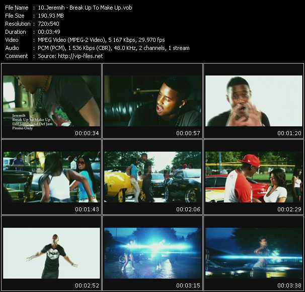 Jeremih video ”Break Up To Make Up” from dvd ”Express Video October 2009 Week 3”