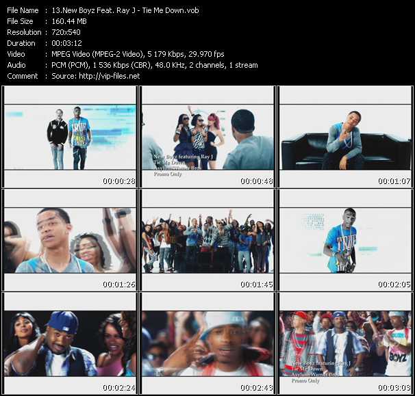 New Boyz Feat. Ray J video ”Tie Me Down” from dvd ”Express Video October 2009 Week 3”