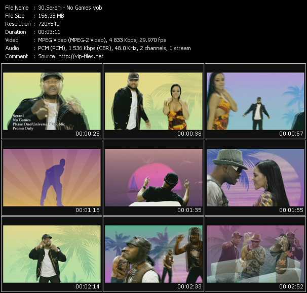 Serani video ”No Games” from dvd ”Hot Video July 2009”