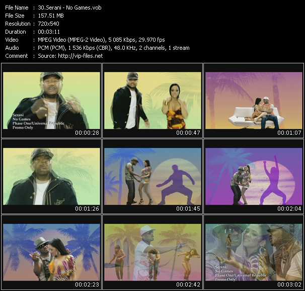 Serani video ”No Games” from dvd ”Hot Video September 2009”