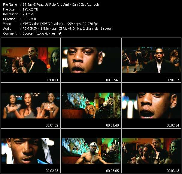 Jay-Z Feat. Ja Rule And Amil video ”Can I Get A...” from dvd ”Hot Video Classics Best Of 1999 Vol.1”