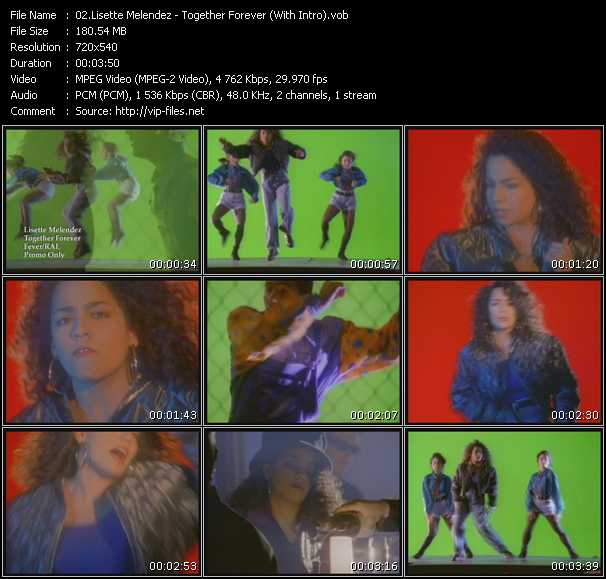 Lisette Melendez video ”Together Forever (With Intro)” from dvd ”Old Skool Vol.5”