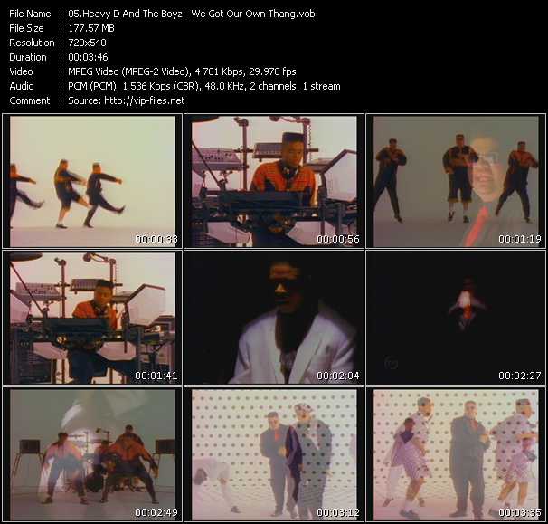 Heavy D And The Boyz video ”We Got Our Own Thang” from dvd ”Old Skool Vol.5”