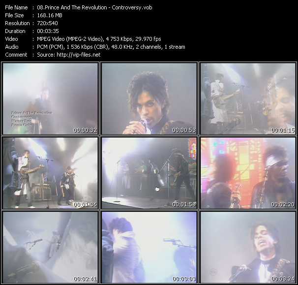 Prince And The Revolution video ”Controversy” from dvd ”Old Skool Vol.5”