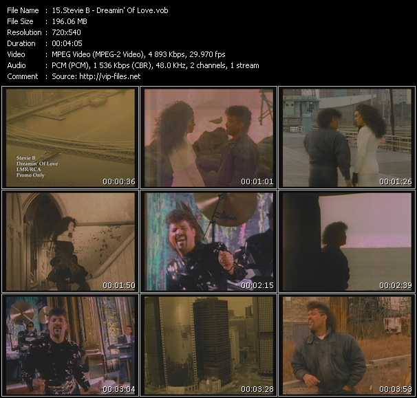 Stevie B. video ”Dreamin' Of Love” from dvd ”Old Skool Vol.5”