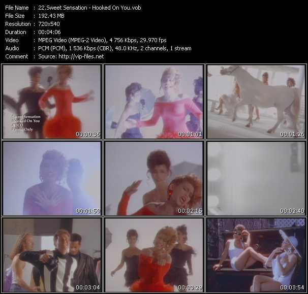 Sweet Sensation video ”Hooked On You” from dvd ”Old Skool Vol.5”