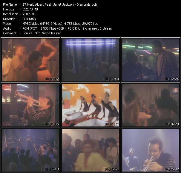 Herb Alpert Feat. Janet Jackson video ”Diamonds” from dvd ”Old Skool Vol.5”