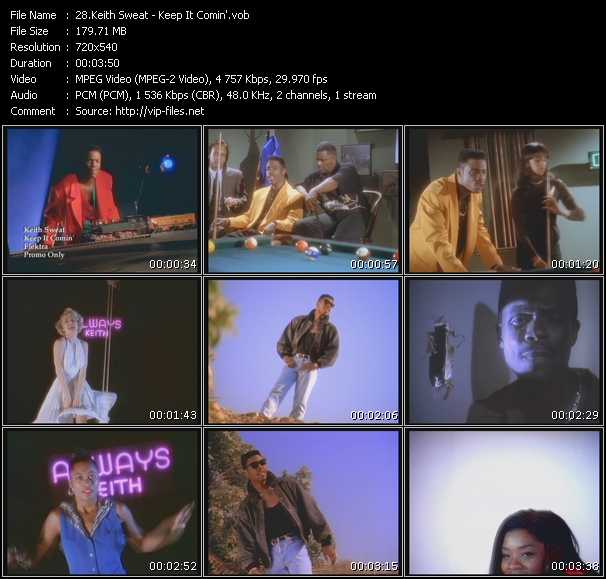 Keith Sweat video ”Keep It Comin'” from dvd ”Old Skool Vol.5”