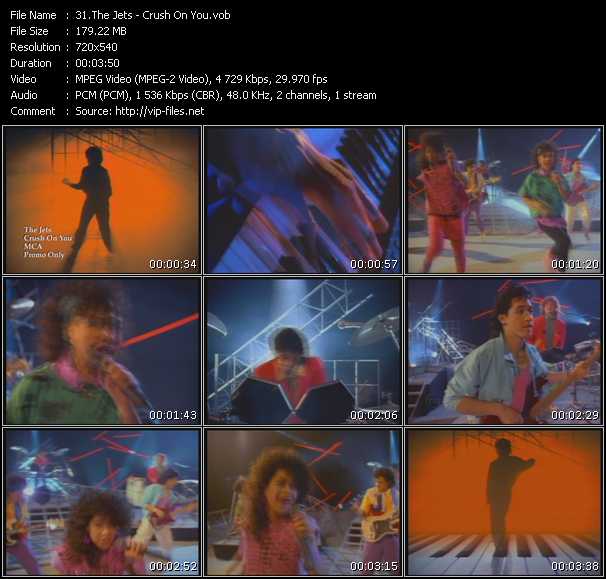 Jets video ”Crush On You” from dvd ”Old Skool Vol.5”