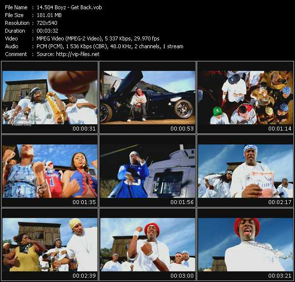 504 Boyz video ”Get Back” from dvd ”Urban Video April 2003”