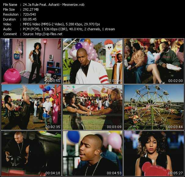 Ja Rule Feat. Ashanti video ”Mesmerize” from dvd ”Urban Video April 2003”