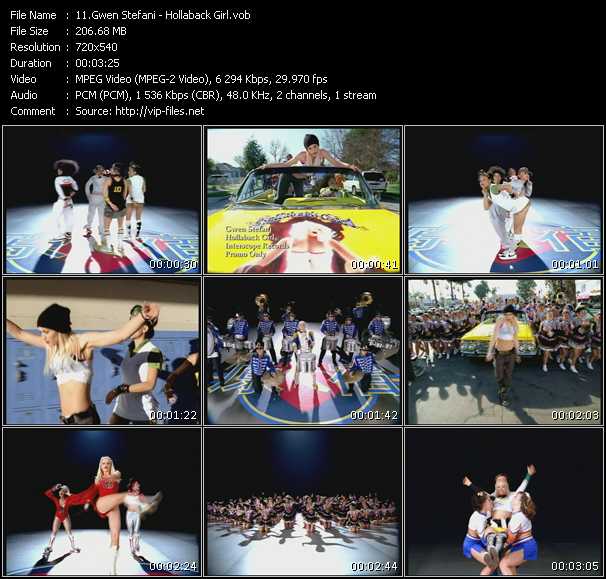 Gwen Stefani video ”Hollaback Girl” from dvd ”Urban Video May 2005”
