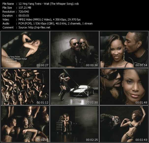 Ying Yang Twins video ”Wait (The Whisper Song)” from dvd ”Urban Video May 2005”