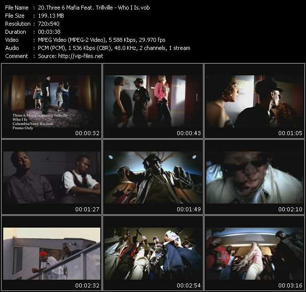 Three 6 Mafia Feat. Trillville video ”Who I Is” from dvd ”Urban Video May 2005”