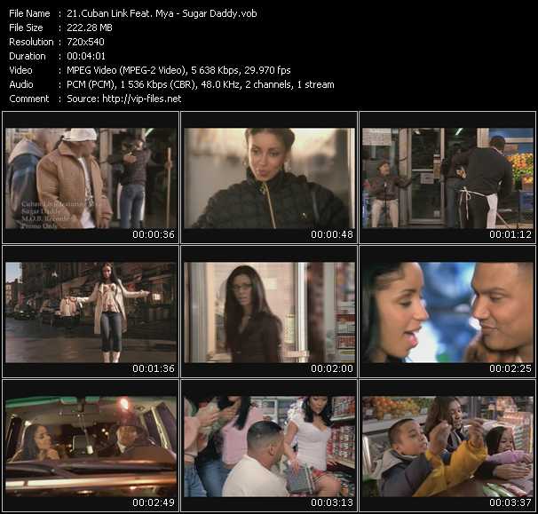 Cuban Link Feat. Mya video ”Sugar Daddy” from dvd ”Urban Video May 2005”