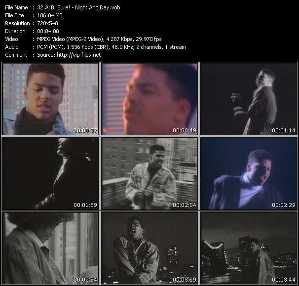 Al B. Sure! video ”Night And Day” from dvd ”Urban Video May 2005”